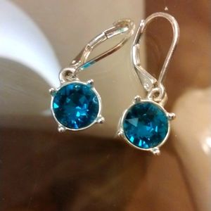 Deep blue sea earrings.